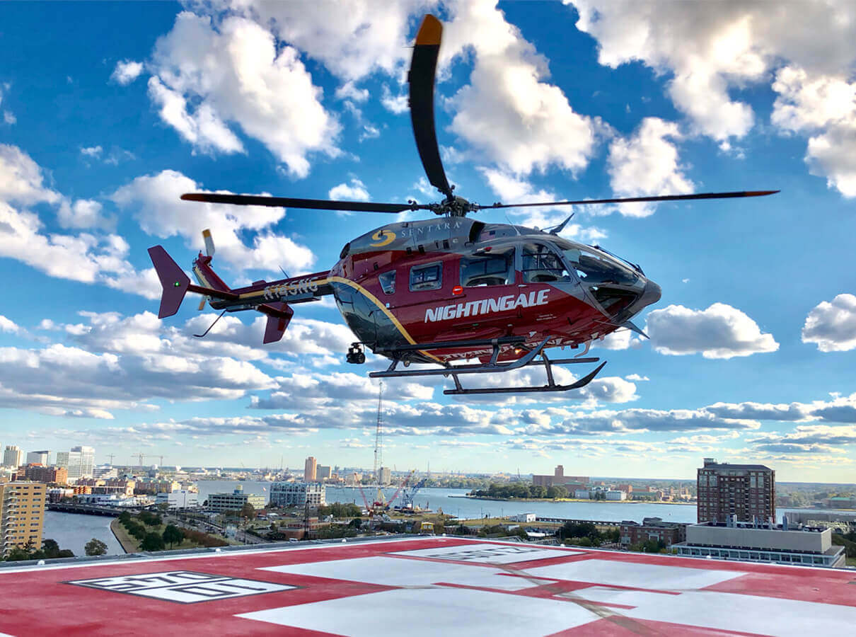 Heliports sector monitoring